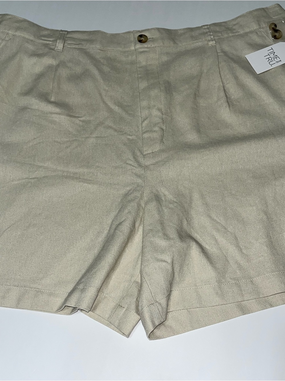 Time and Tru Linen Blend XXL (20) Shorts New